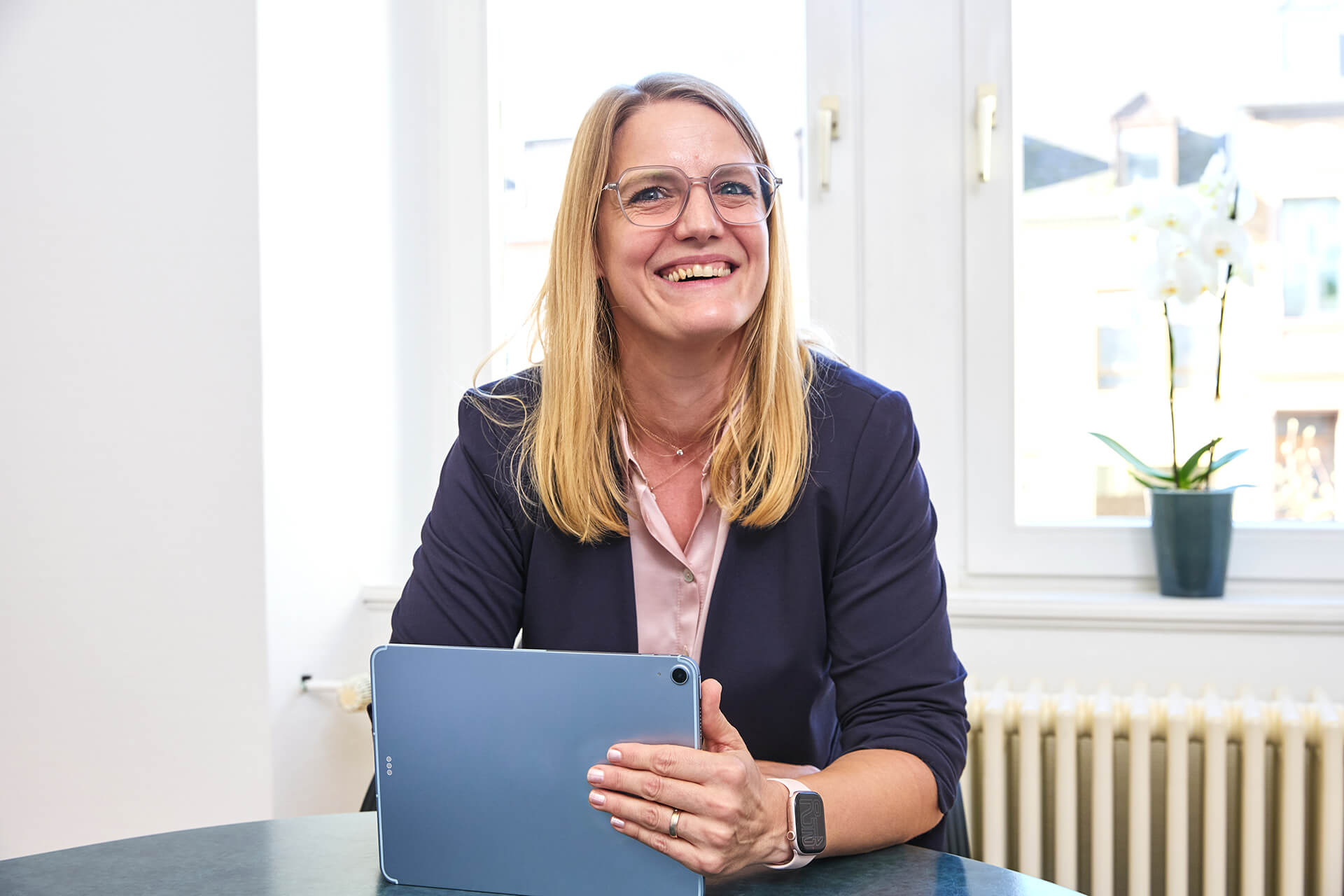 Daniela Krugmann, Mitarbeiterin der Steuerberatung Dockter & Partner in Trier, im Rahmen ihrer Success-Story
